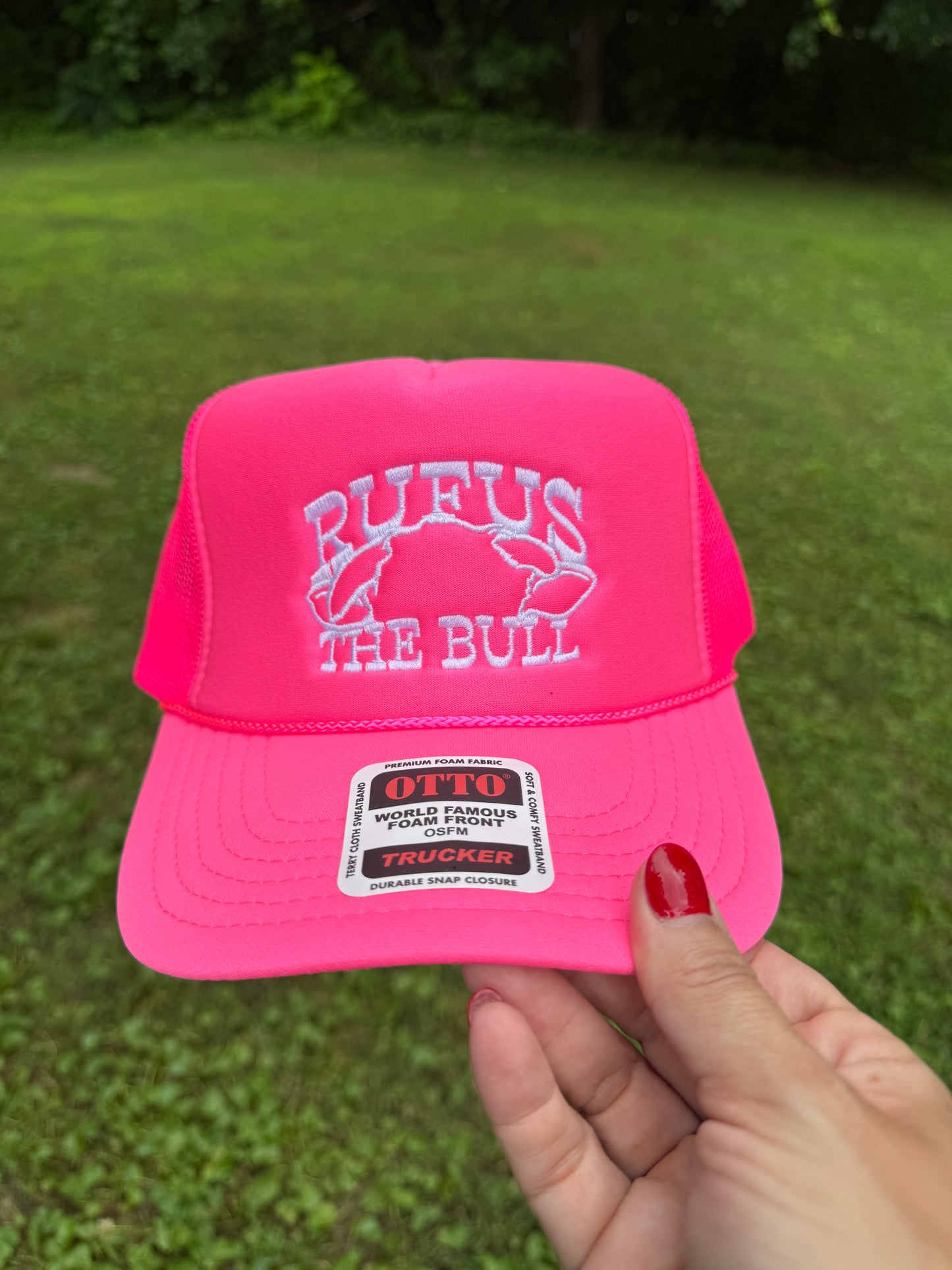 Camo Rufus Outline Trucker Hat