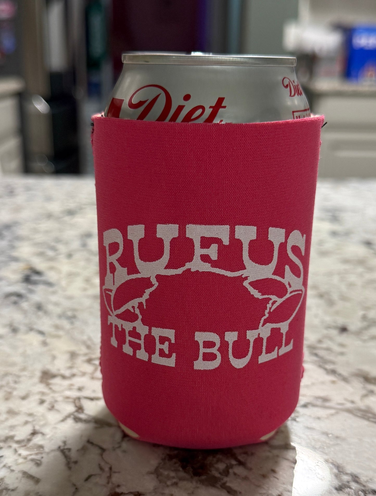 Rufus The Bull Koozie