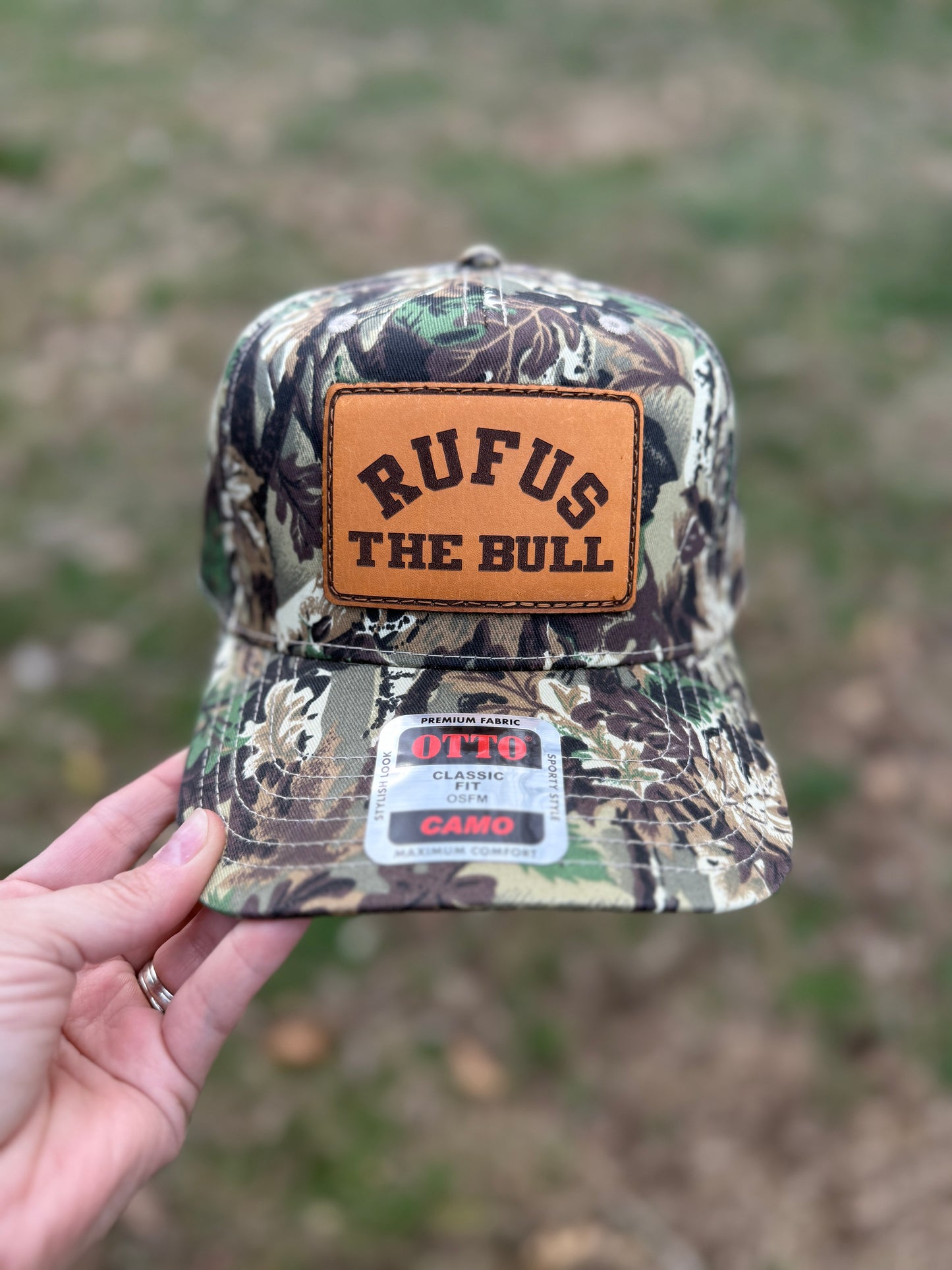 Mossy Oak Leather Patch