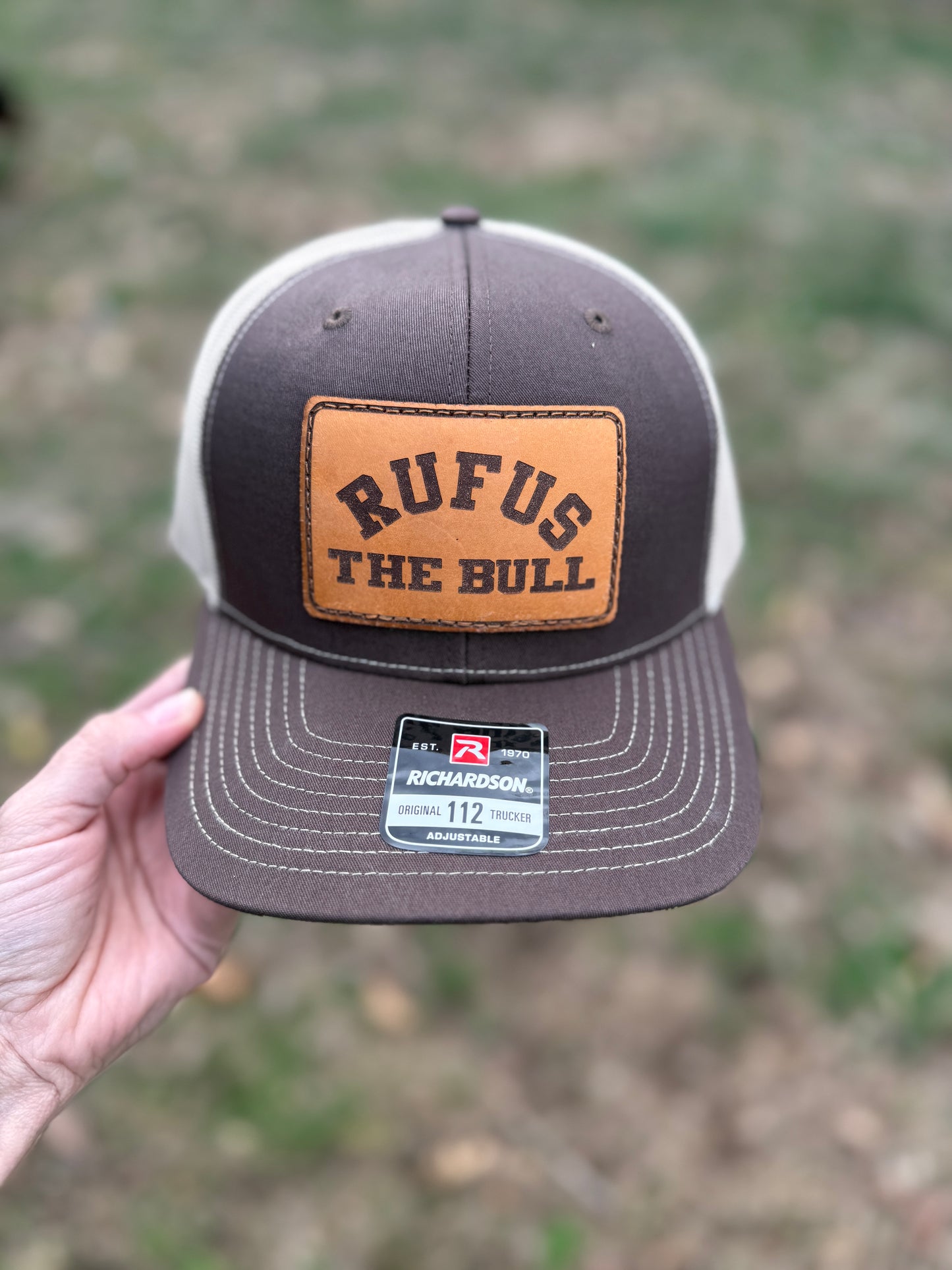 Rufus The Bull Leather Patch Richardson