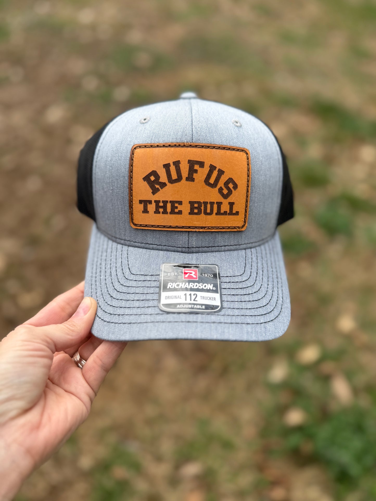 Rufus The Bull Leather Patch Richardson