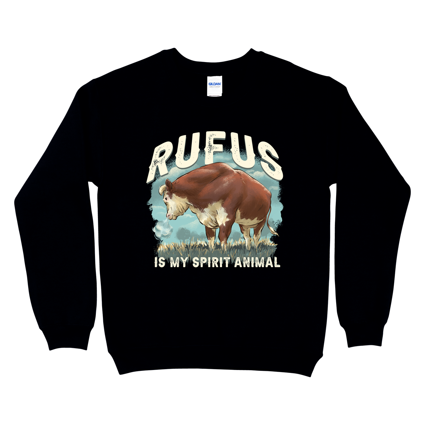 Rufus is my Spirit Animal Crewneck