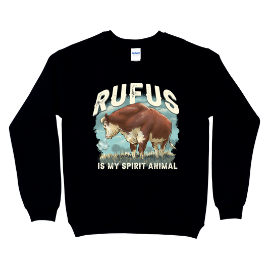 Rufus is my Spirit Animal Crewneck