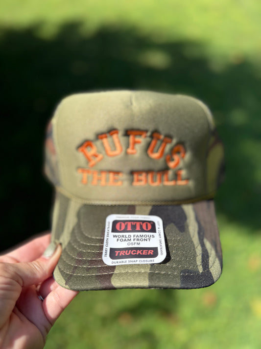 Camo Dark Solid Green - Orange