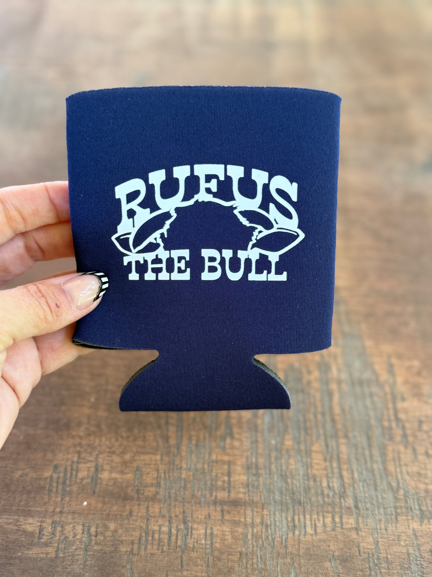 Rufus The Bull Koozie